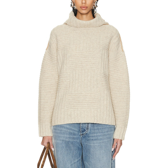 Bottega Veneta White Wool Turtleneck Sweater Size M - Picture 1 of 5